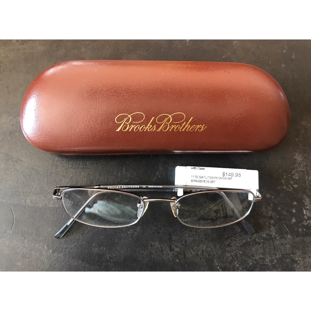 Brooks Brothers eyeglass frame.